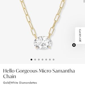 Melinda Maria Hello Gorgeous Micro Samantha Chain